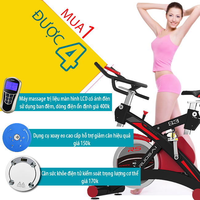 may tap xe dap cho phu nu hien dai 3 - Máy tập xe đạp - máy tập cho người phụ nữ hiện đại
