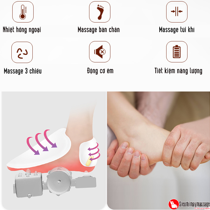 may massage chan hong ngoai fuki fk 6893 4 - Máy massage chân hồng ngoại Fuki FK-6891