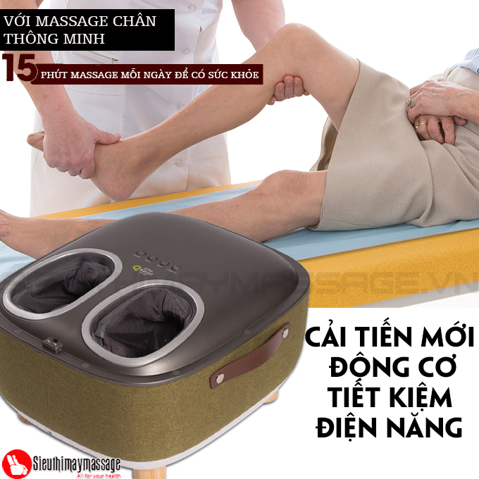 may massage chan OTO QS 88 mau xanh 11 - Máy massage chân QSeat OTO QS-88 (màu xanh)