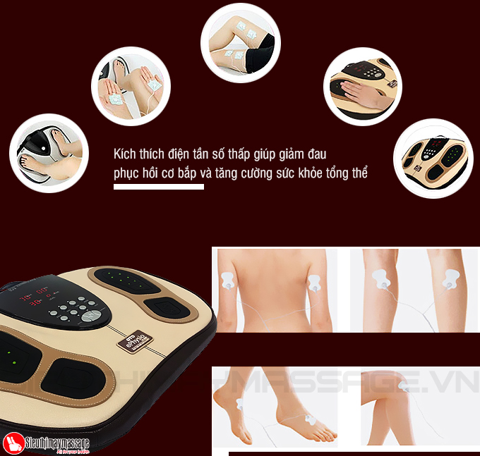 may massage chan Oto e physio 2 - Máy massage chân trị liệu e-Physio Plus OTO EY-900P (Hàn Quốc)