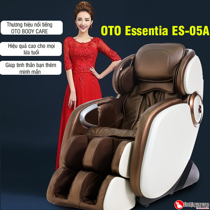 ghe massage toan than OTO Essentia ES 05 nau 9 - Ghế massage toàn thân OTO Essentia ES-05A (màu đồng)