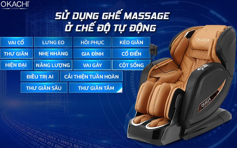 Thời Gian Ngồi Ghế Massage Bao Lâu Là Đủ Để Tối Ưu Sức Khỏe? dung ghe massage o che do tu dong1 - Thời Gian Ngồi Ghế Massage Bao Lâu Là Đủ Để Tối Ưu Sức Khỏe?