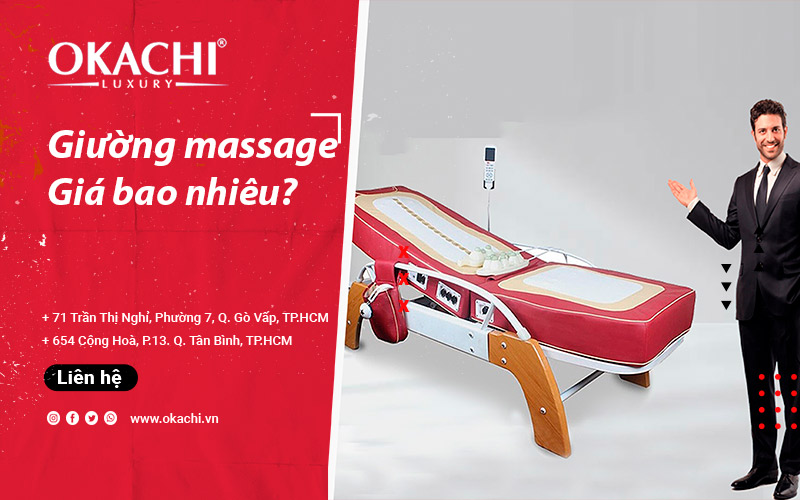 Cập Nhật Bảng Gi&aacute; Giường Massage Hiện Nay V&agrave; Kinh Nghiệm