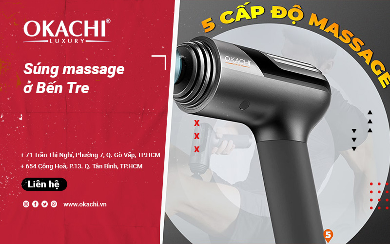 Kinh Nghiệm Mua S&uacute;ng Xoa B&oacute;p Gi&atilde;n Cơ Ch&iacute;nh H&atilde;ng Ở Bến Tre