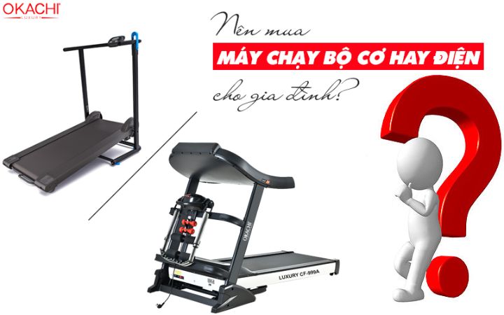 So S&aacute;nh M&aacute;y Chạy Bộ Cơ V&agrave; Điện: N&ecirc;n Chọn Loại N&agrave;o Cho Gia Đ&igrave;nh?