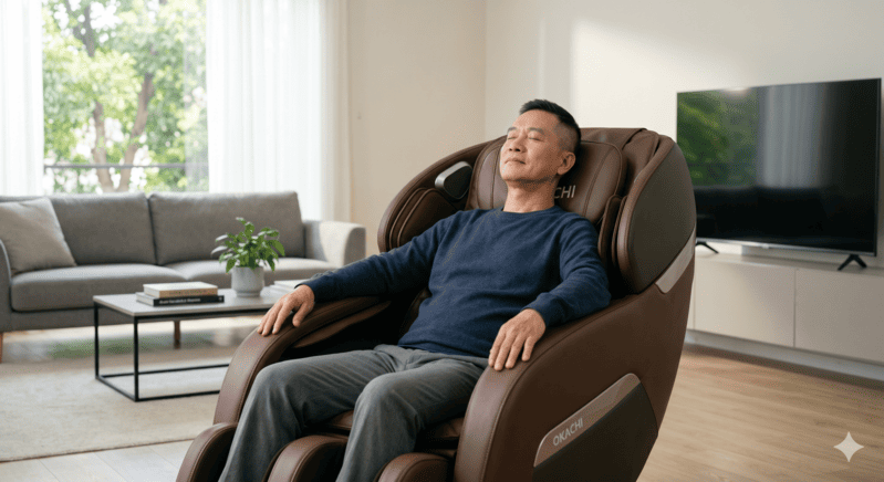 Ghế massage d&ugrave;ng bao l&acirc;u một ng&agrave;y để đạt hiệu quả tối đa